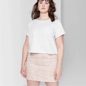 NWT Wild Fable Animal Leopard Print Skirt